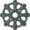 Ekena Millwork Angel Ceiling Medallion (Fits Canopies up to 4 3/8"), 20 7/8"OD x 3 5/8"ID x 1"P, Cloud Burst CM20ANCBF - alternate 1